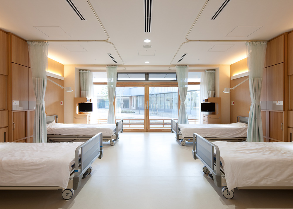 総合せき損センターの病室